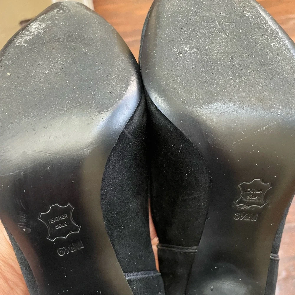 Tory Burch Black Suede Heels